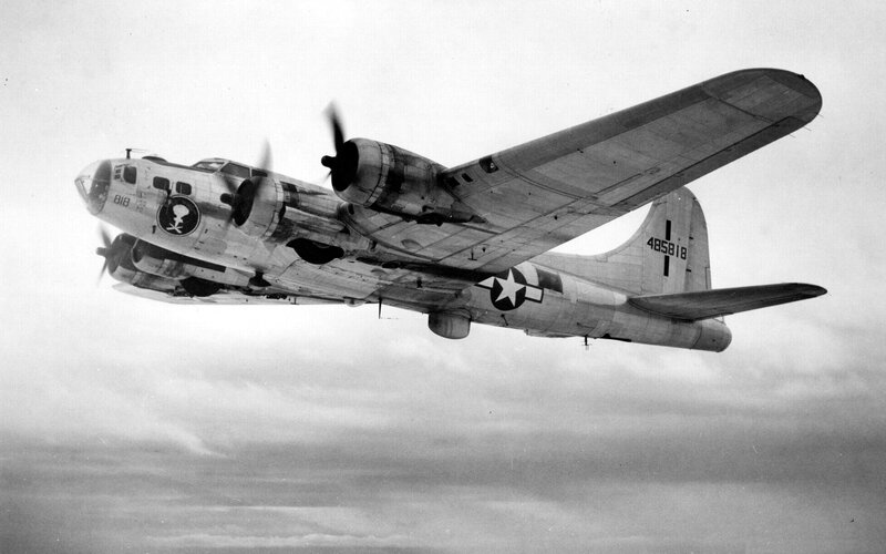 B-17 Flying Fortress in flight