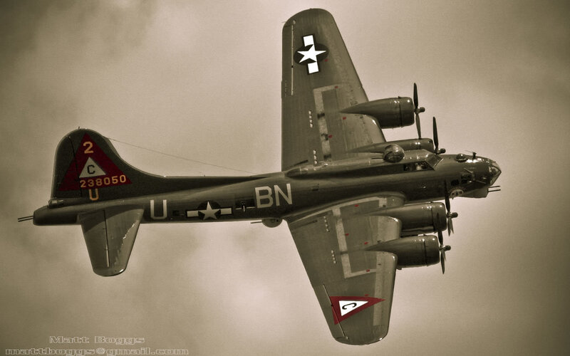 B-17 Flying Fortress in flight