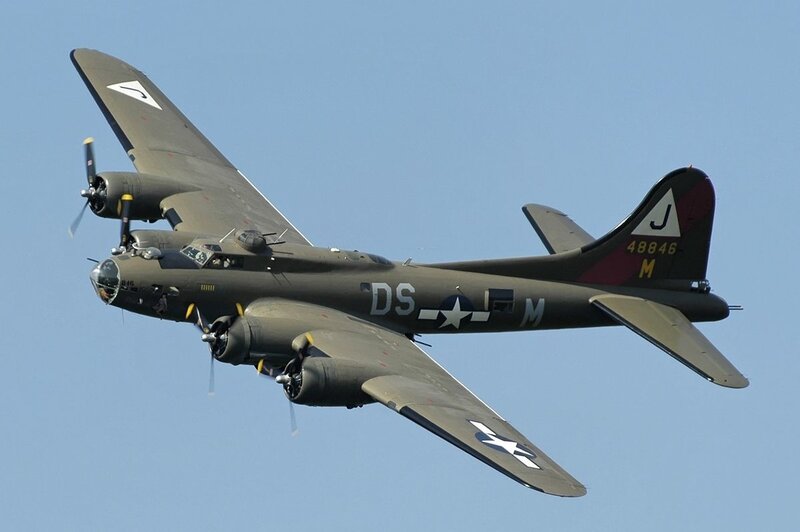 B-17 Flying Fortress in flight