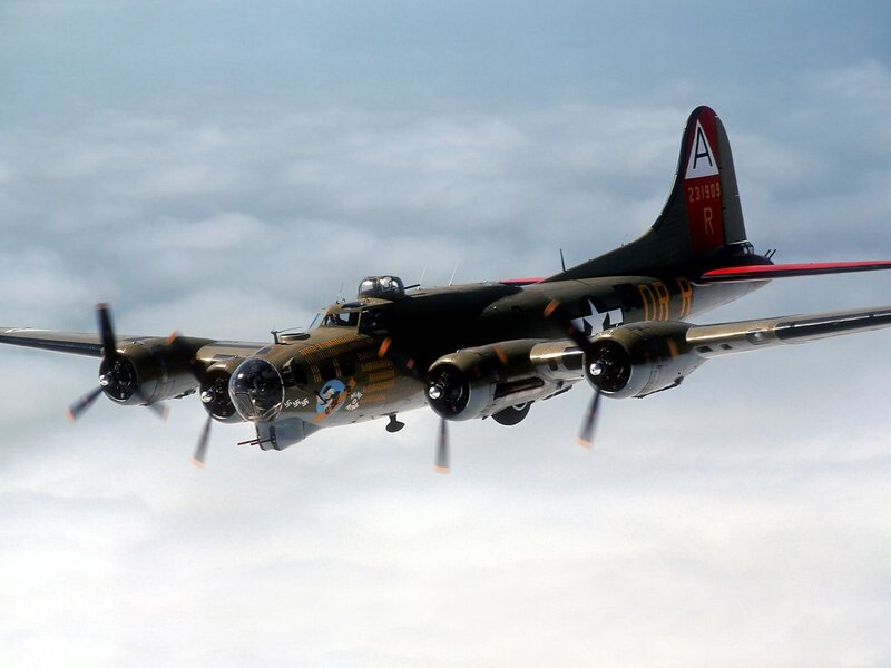 B-17 Flying Fortress in flight