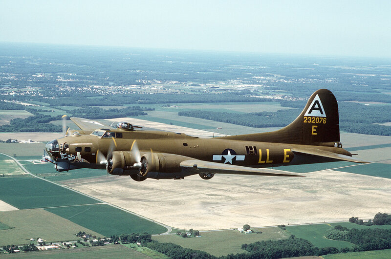 B-17 Flying Fortress in flight