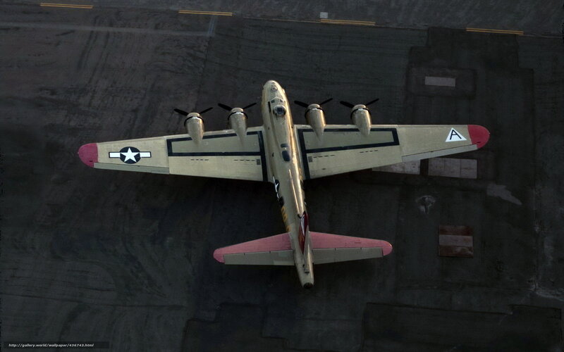 B-17 Flying Fortress overhead