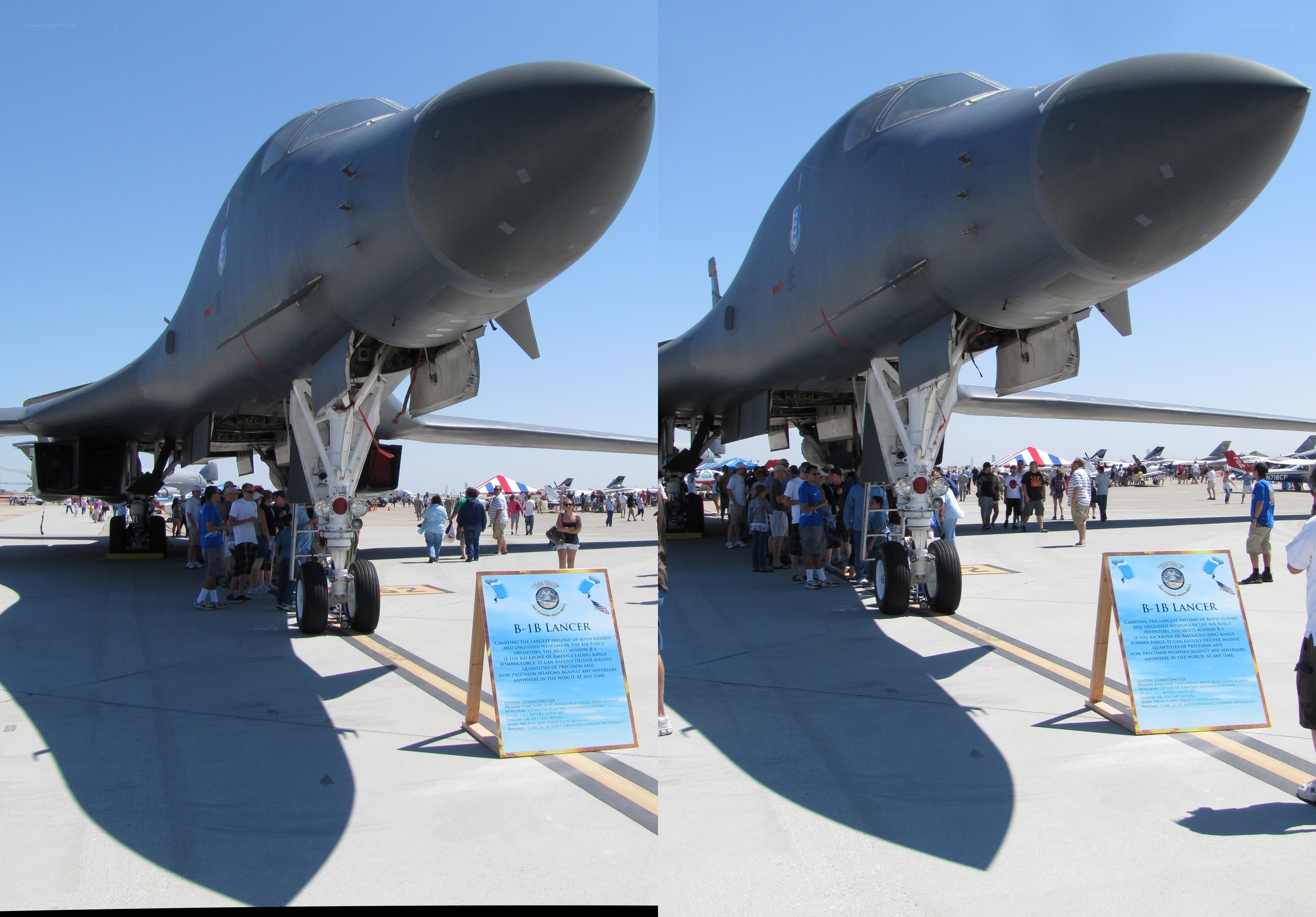B-1B Lancer at airshow