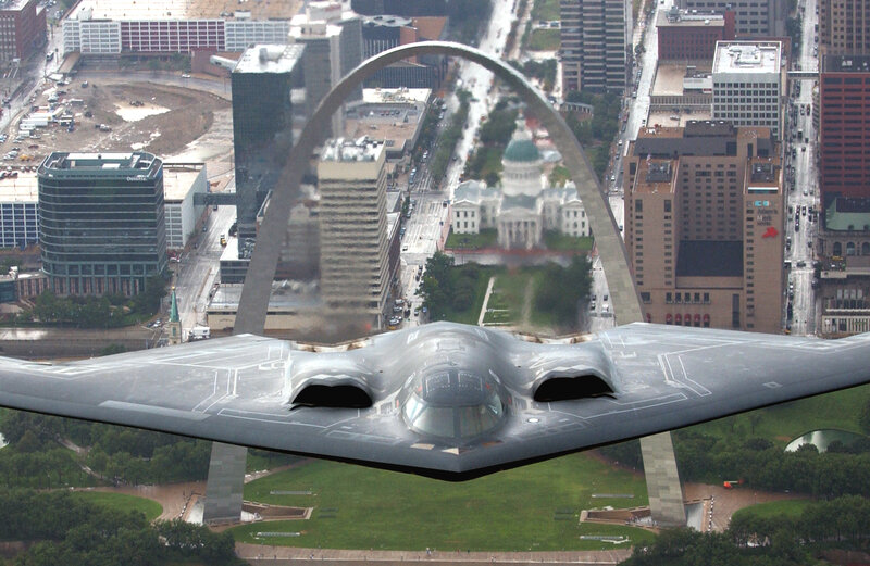 B-2 Bomber Flying