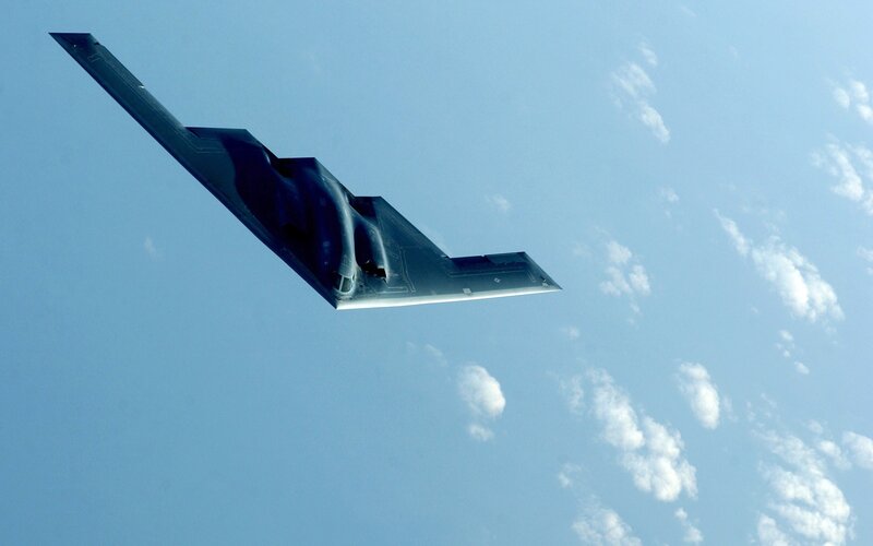 B-2 Spirit Bomber — Blue, Calm