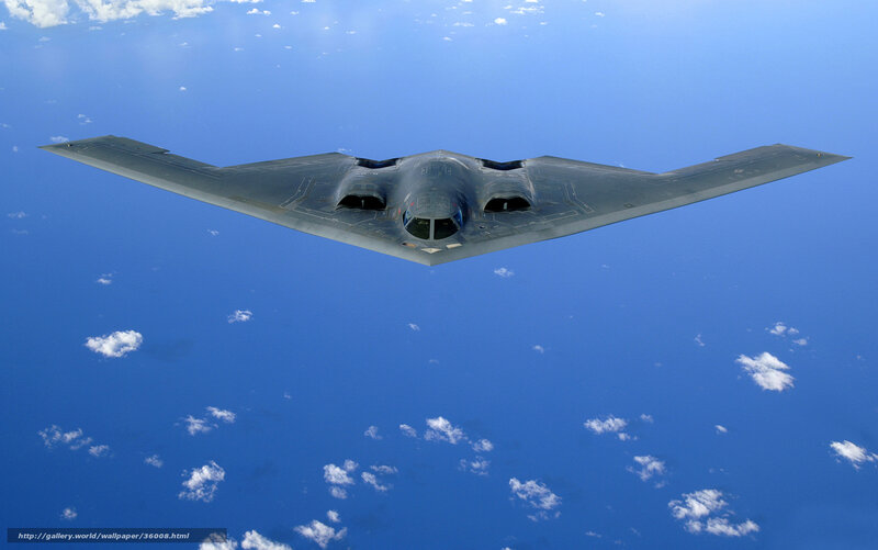 B-2 Spirit Bomber — Blue, Serene, Afternoon