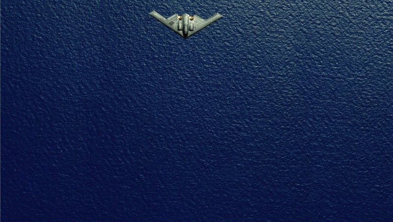 B-2 Spirit Bomber — Blue, Serene, Photograph, Aircraft