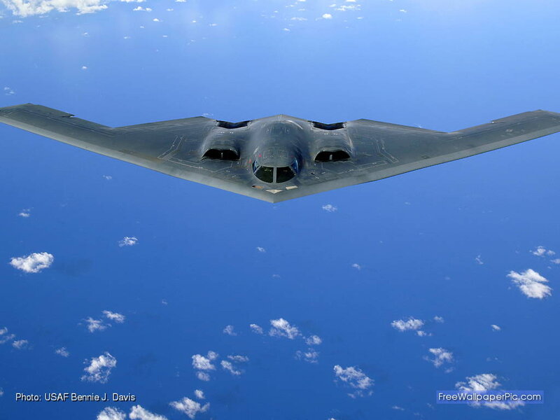 B-2 Spirit Bomber — Blue, Serene