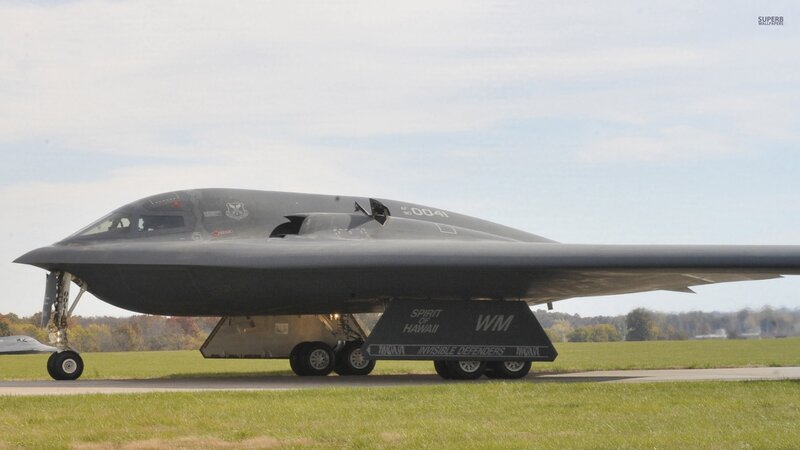 B-2 Spirit Bomber — Gray, Calm, Afternoon, Photograph, Airplane