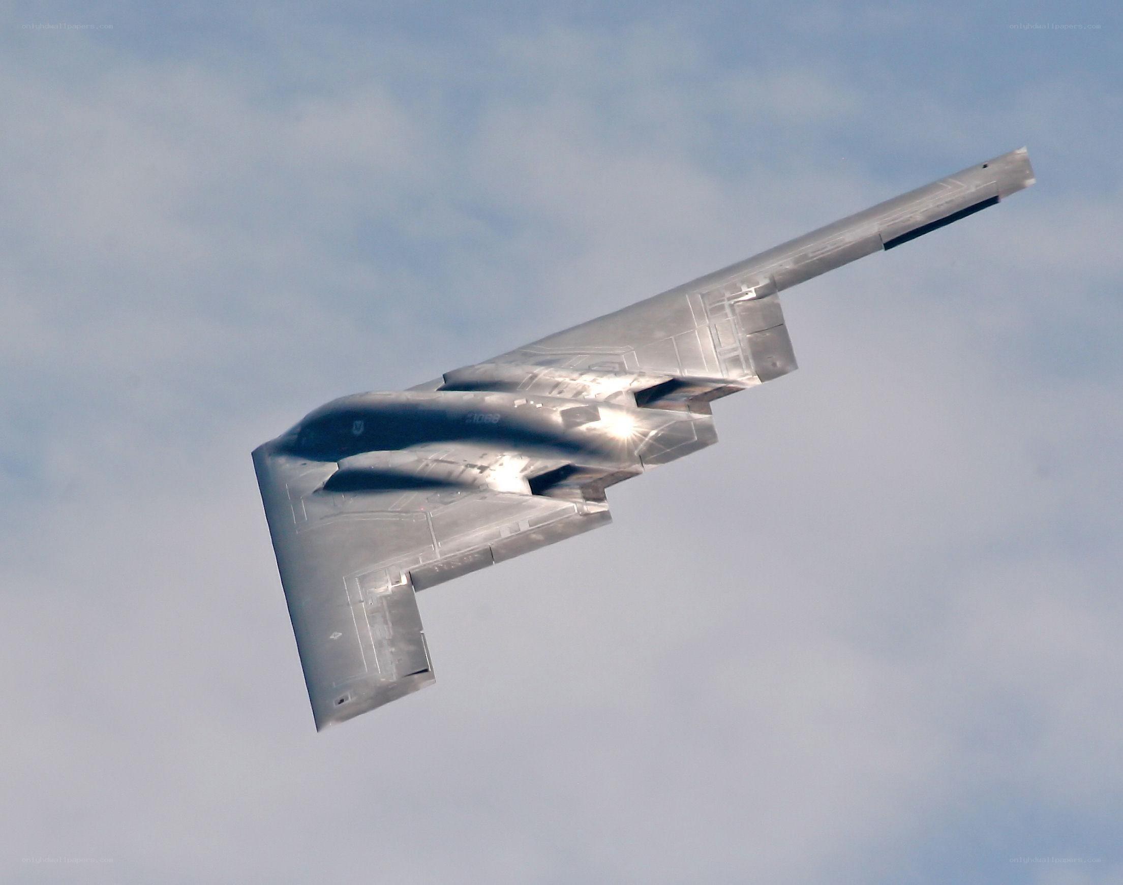 B-2 Spirit bomber in flight