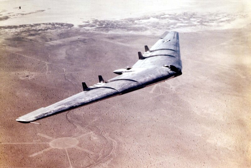 B-2 Spirit bomber in flight