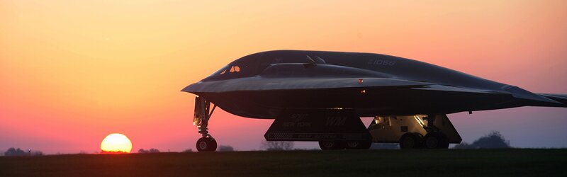 B-2 Spirit Bomber — Orange