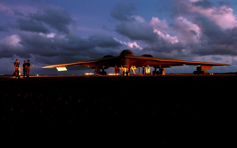B-2 Spirit Bomber — Purple