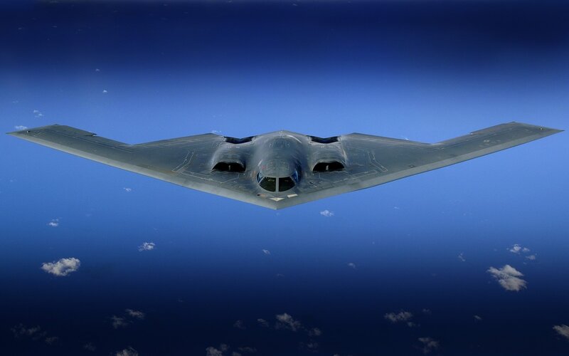 B-2 Spirit stealth bomber in flight