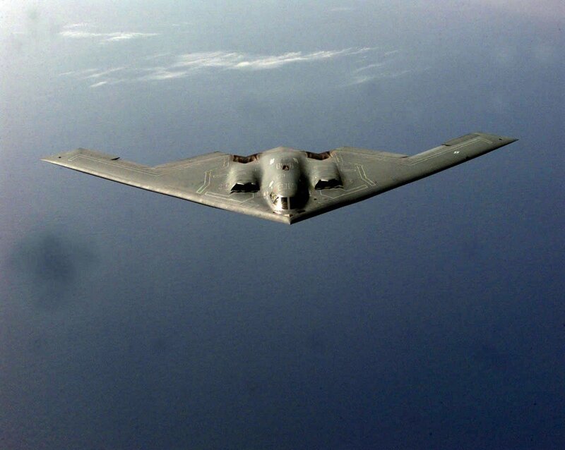 B-2 Spirit stealth bomber in flight