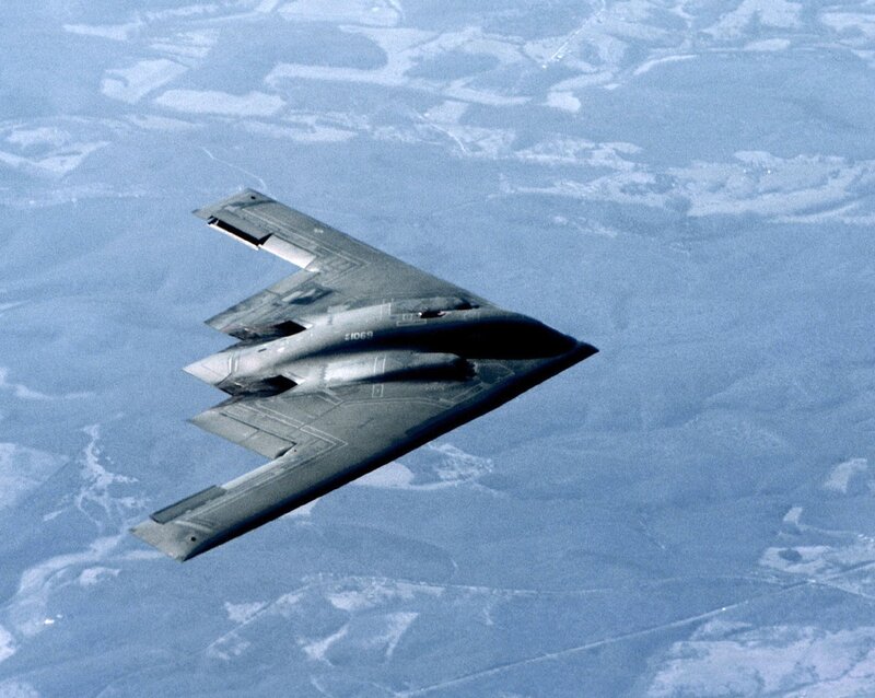 B-2 Spirit stealth bomber in flight