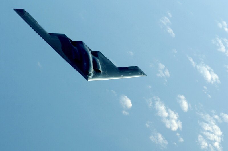B-2 Spirit stealth bomber in flight