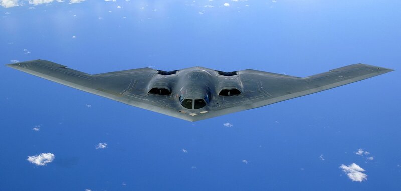 B-2 Spirit stealth bomber in flight