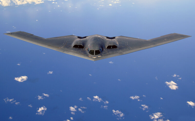 B-2 Spirit stealth bomber in flight