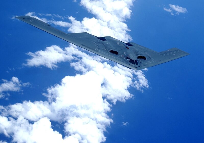 B-2 Spirit stealth bomber in flight