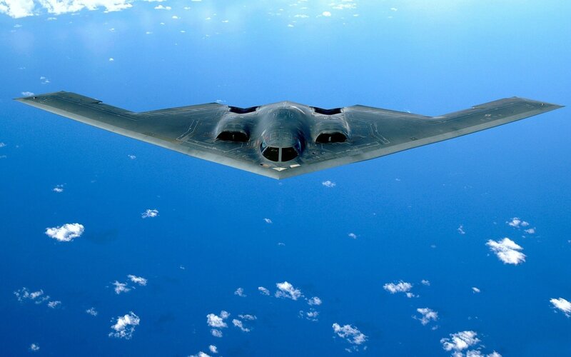 B-2 Spirit stealth bomber in flight