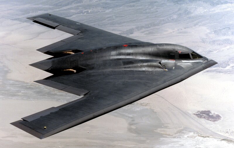 B-2 Spirit stealth bomber in flight