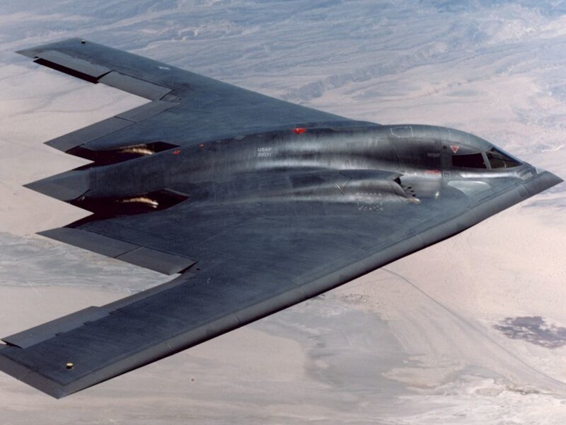 B-2 Spirit stealth bomber in flight