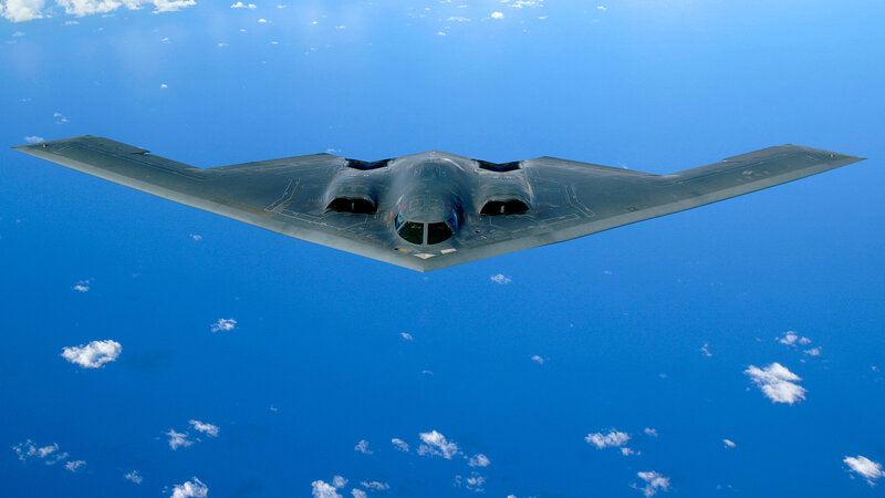 B-2 Spirit stealth bomber in flight