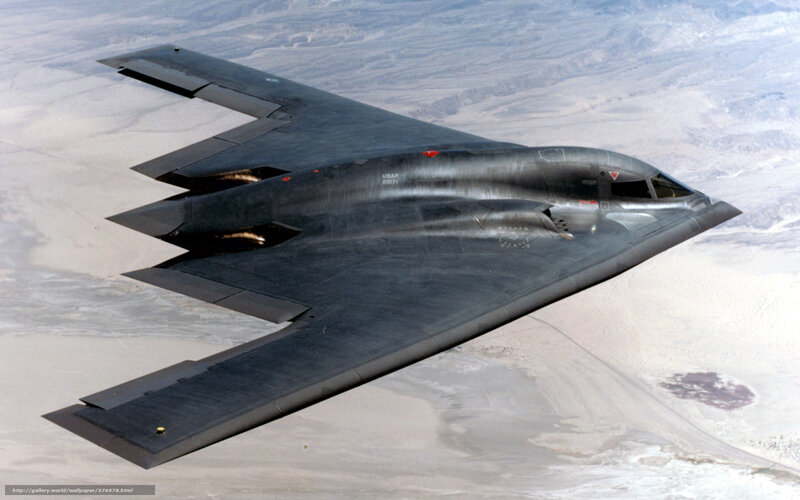 B-2 Spirit stealth bomber in flight