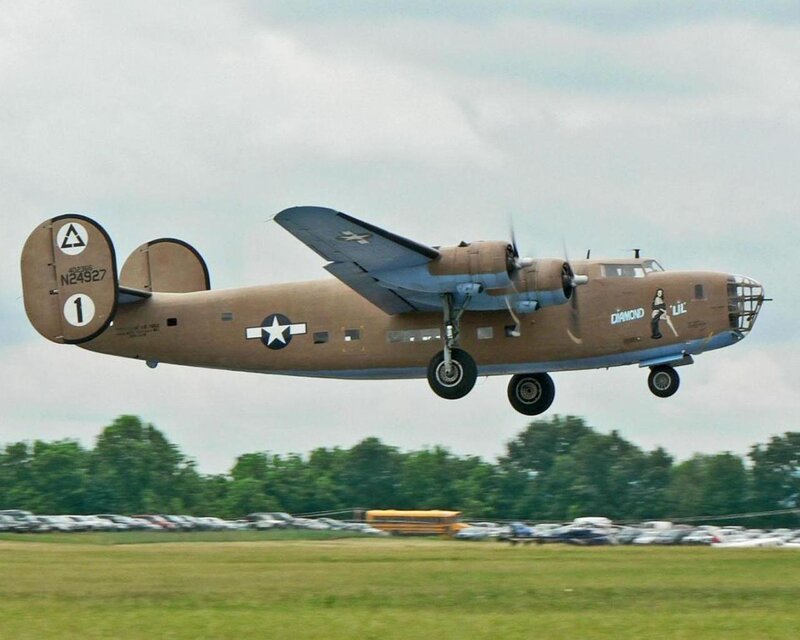 B-24 Liberator Bomber — Brown