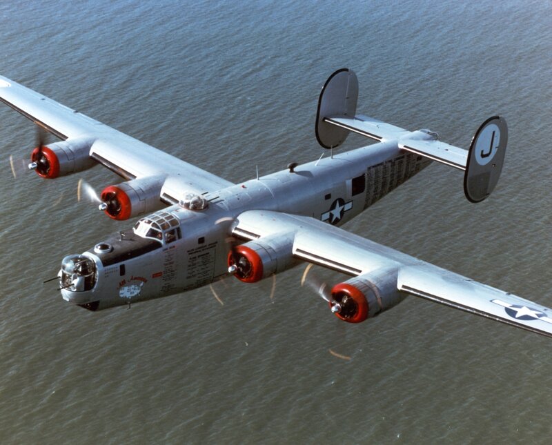 B-24 Liberator Bomber — Gray