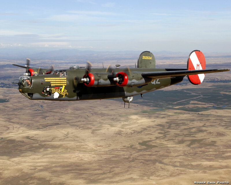 B-24 Liberator Bomber — Green, Serene