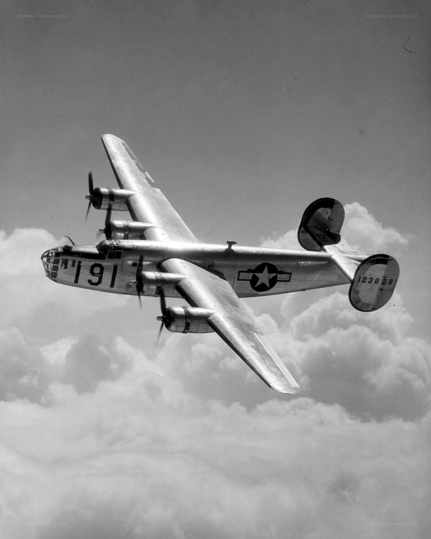 B-24 Liberator in flight