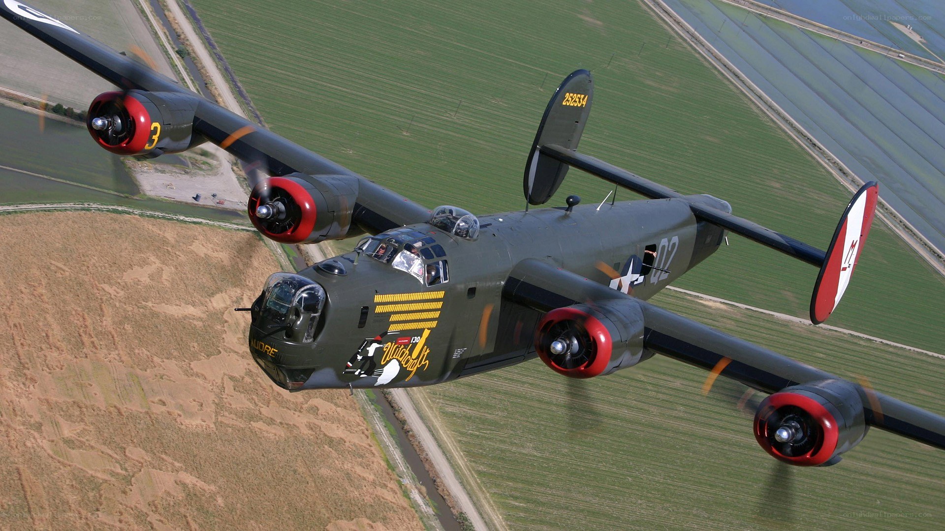 B-24 Liberator in flight