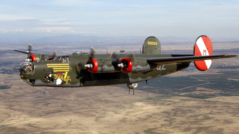 B-24 Liberator in flight