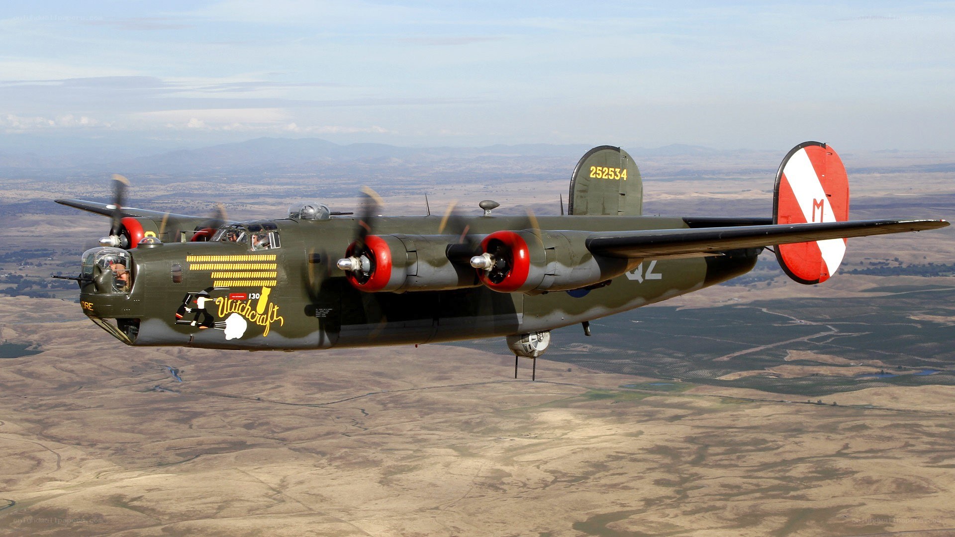 B-24 Liberator in flight