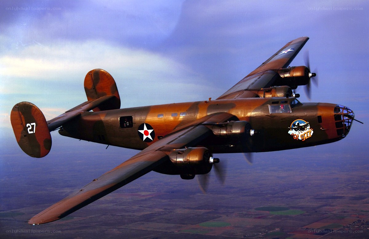 B-24 Liberator in flight