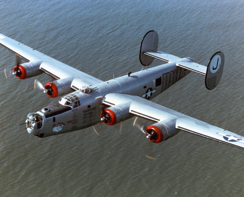 B-24 Liberator in flight