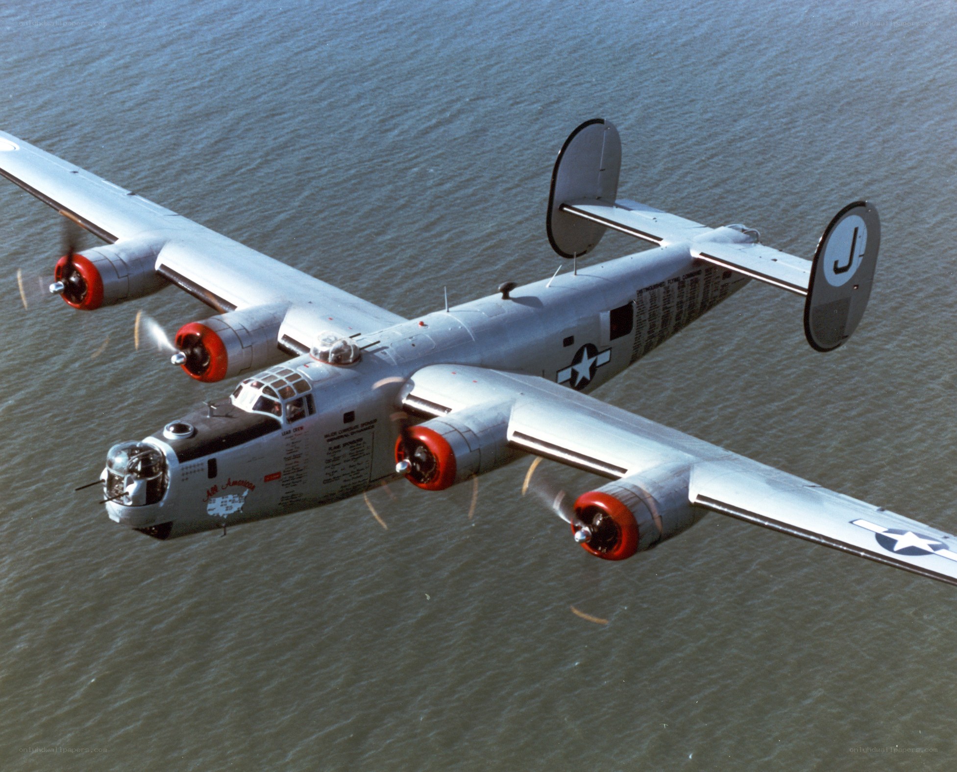 B-24 Liberator in flight