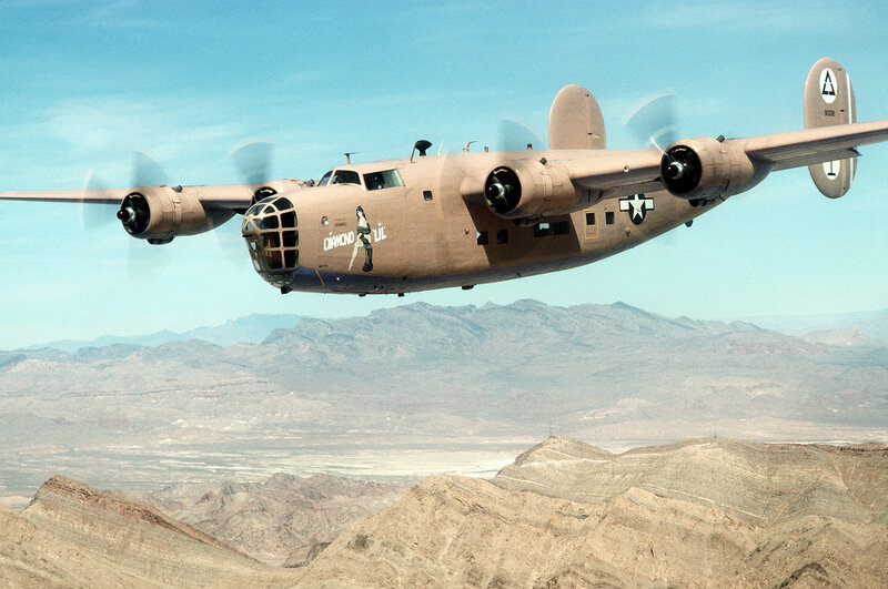 B-24 Liberator in flight