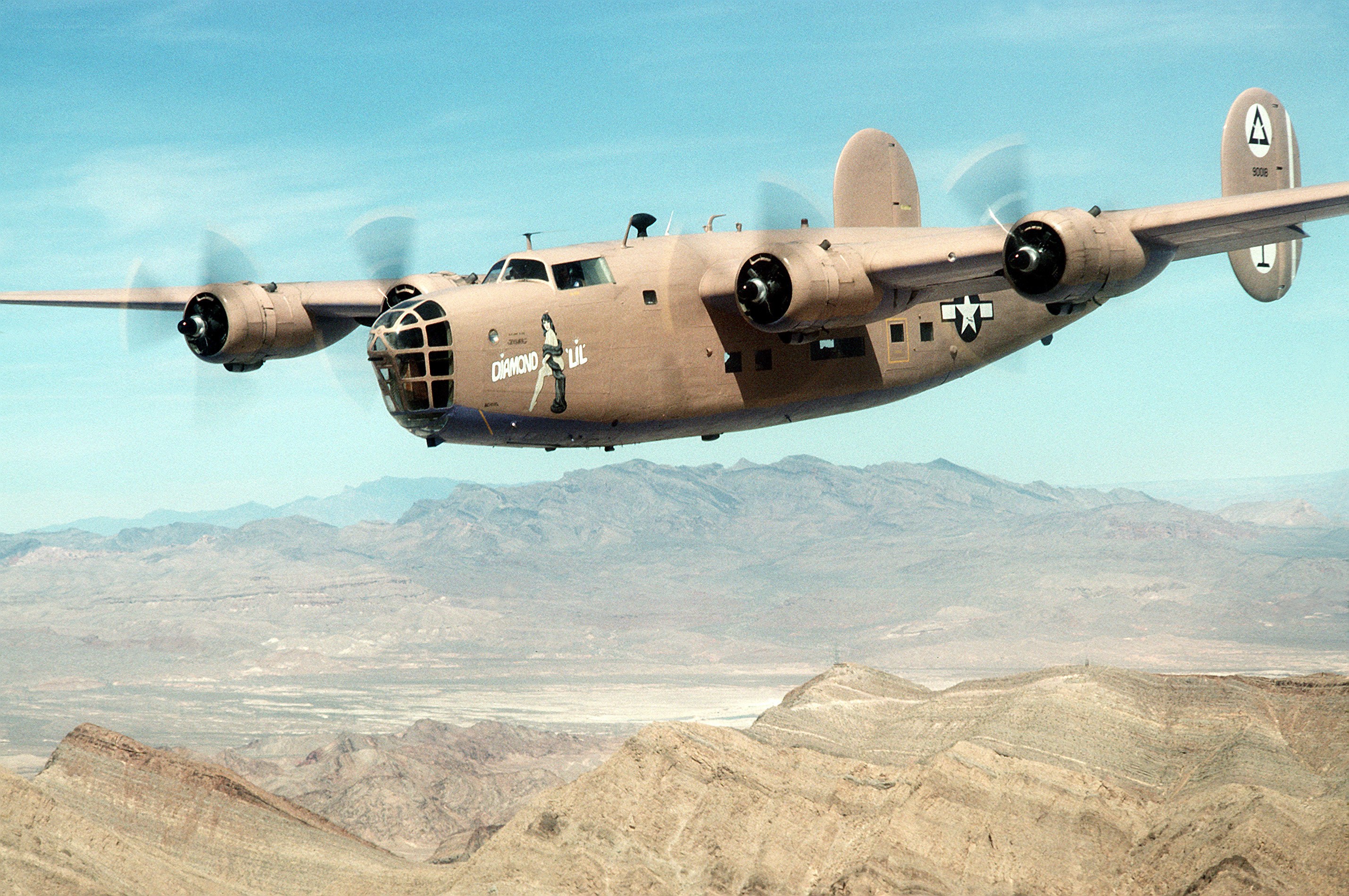 B-24 Liberator in flight