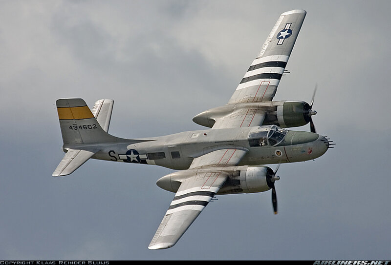 B-25 Mitchell Bomber — Gray