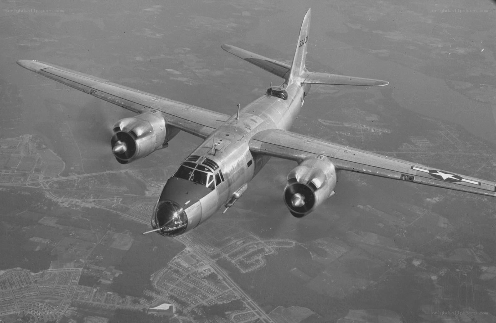 B-26 Marauder in flight