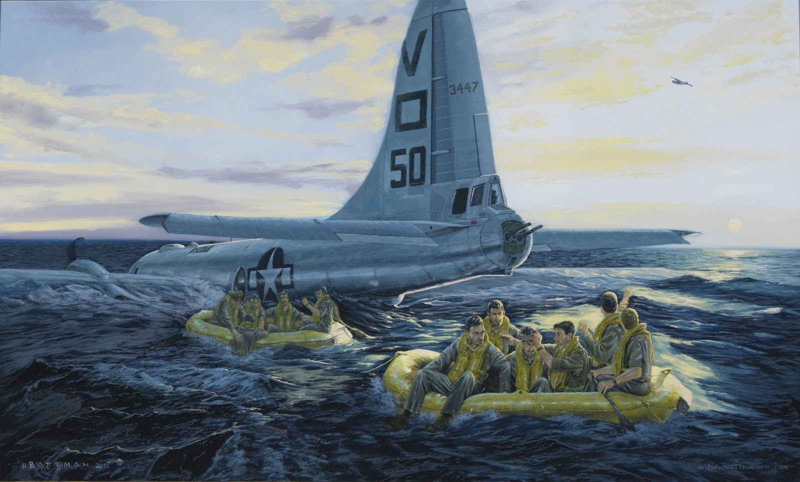 B-29 crash survivors