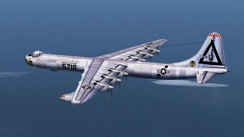 B-36 Bomber Aircraft — Gray, Serene