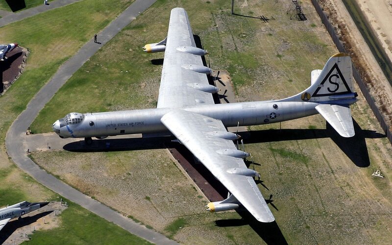 B-36 bomber on display