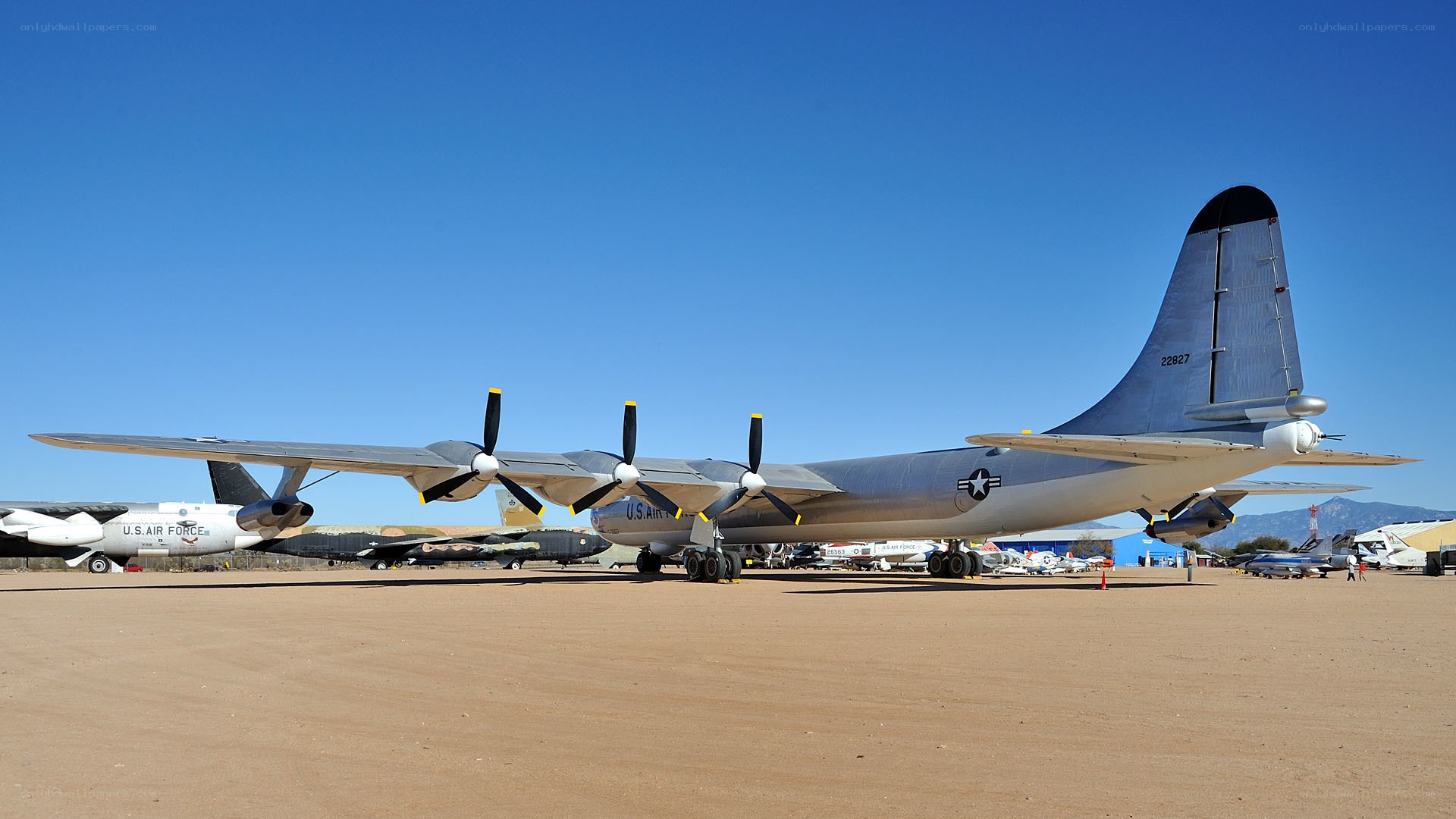 B-36 bomber on display