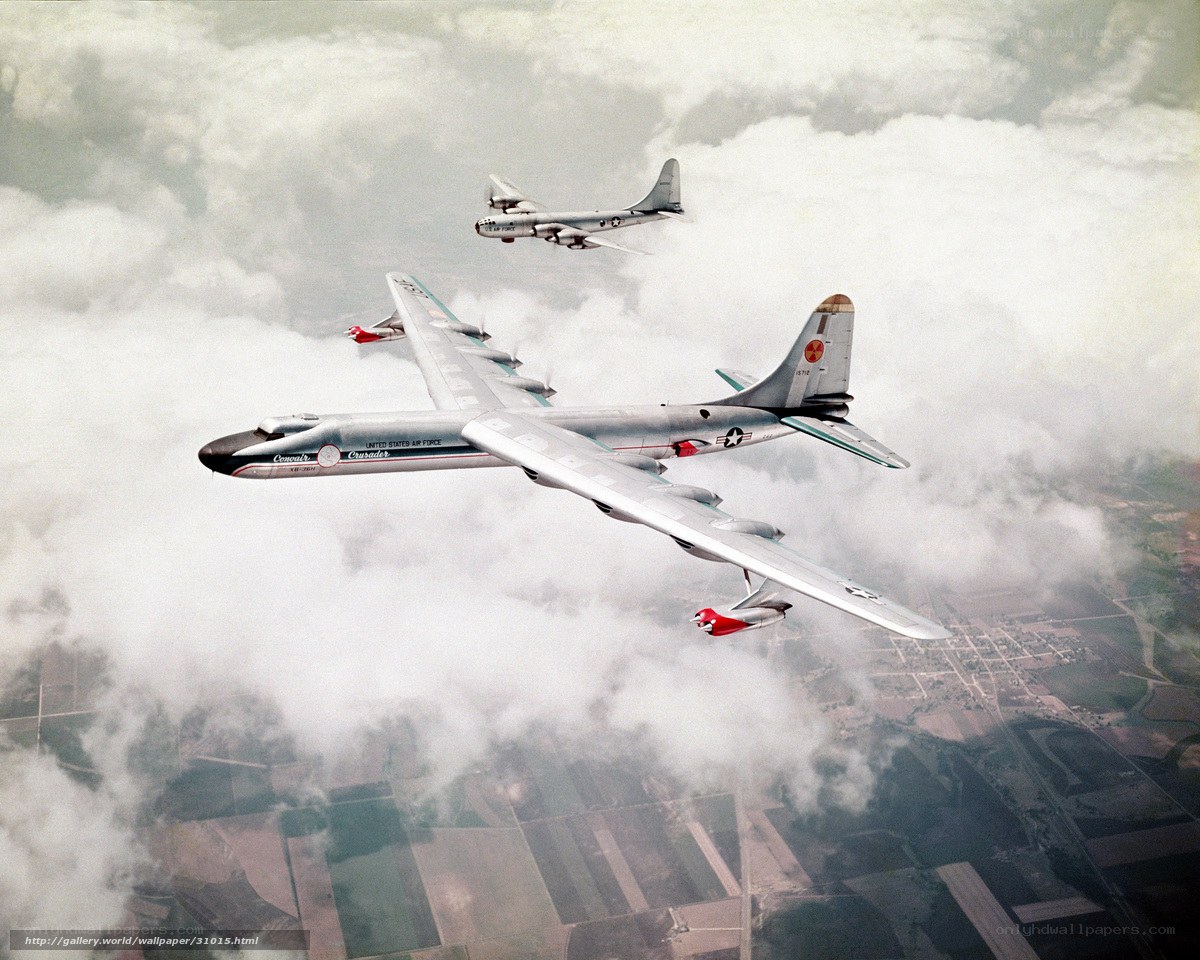 B-36 Peacemaker bombers in flight