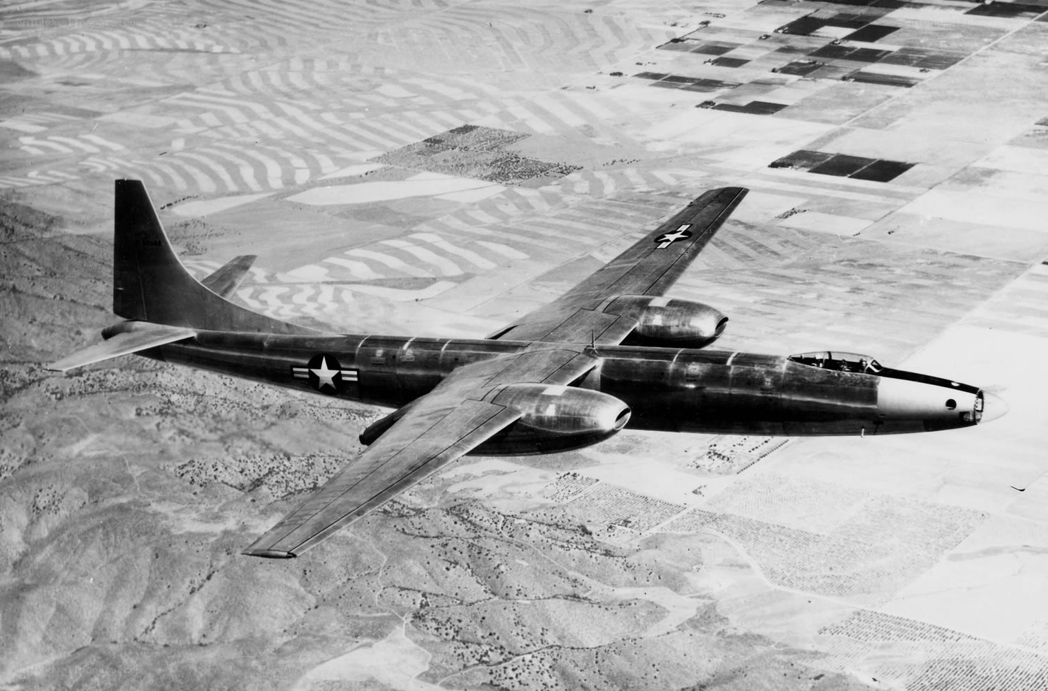 B-47 Stratojet in flight