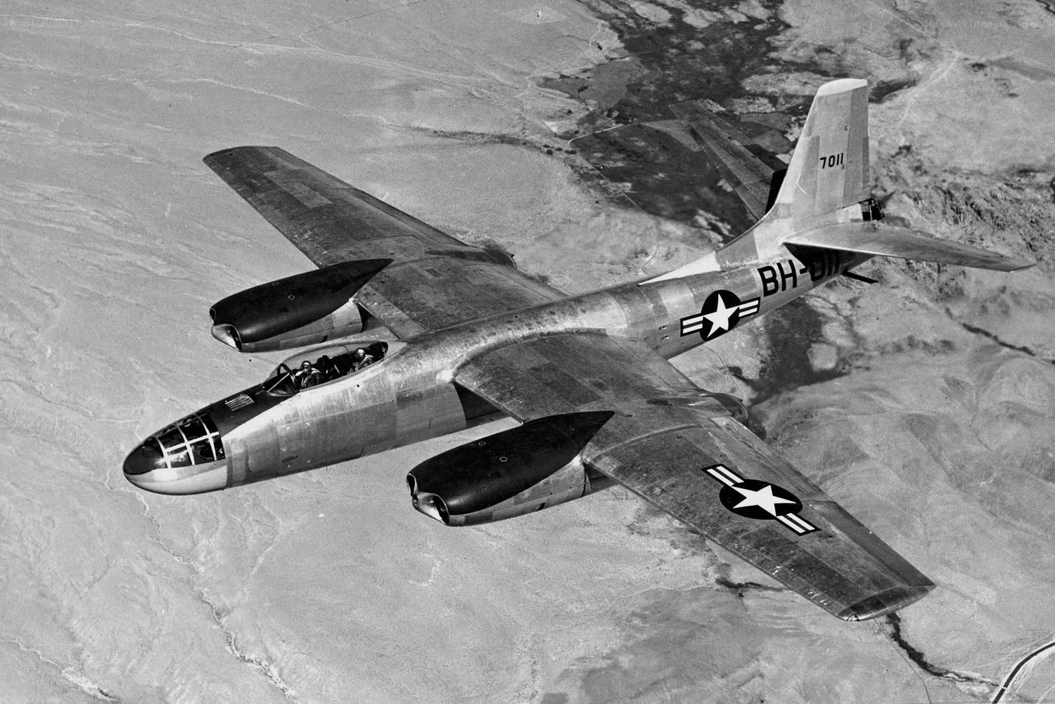 B-47 Stratojet in flight